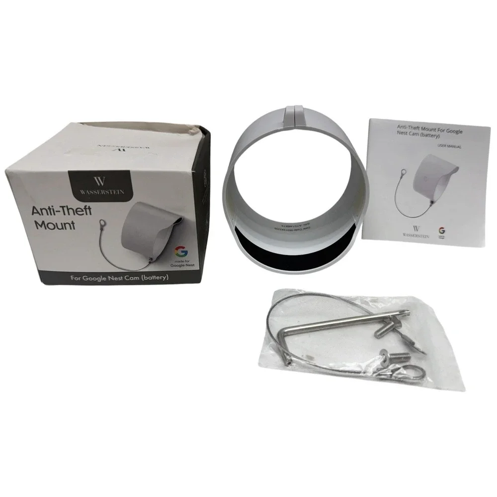 Anti-Theft Mount for Google Nest Cam Outdoor or Indoor, Battery-Made for Google